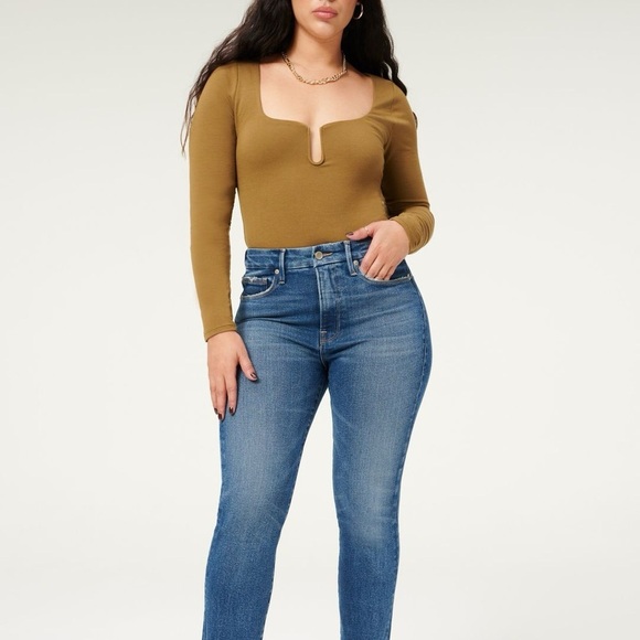 GOOD AMERICAN u ring bodysuit in sepia SZ L - Picture 5 of 7